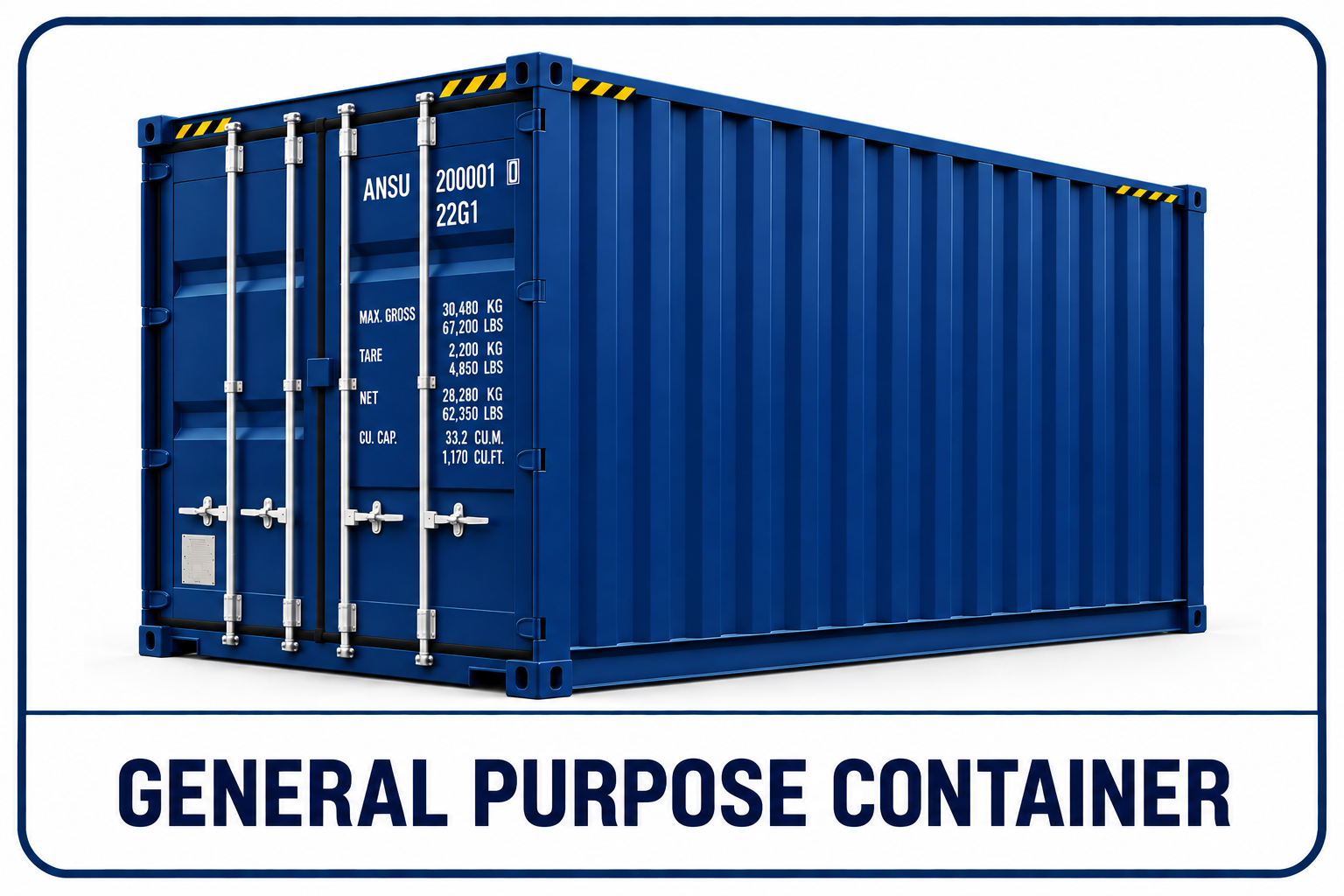 20ft 40ft General Purpose Container